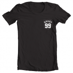 Shady 99 T-shirt – White on Black