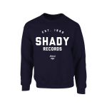 Shady Records Crewneck — White on Navy