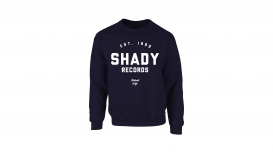 Shady Records Crewneck - White on Navy