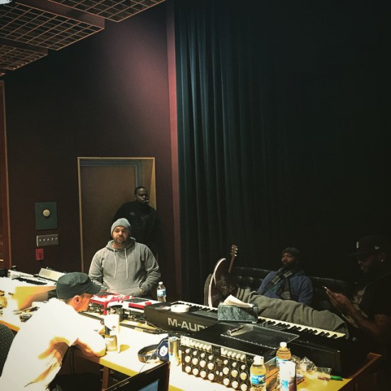 2015.02.06 - Eminem Glass House sessions with Slaughterhouse