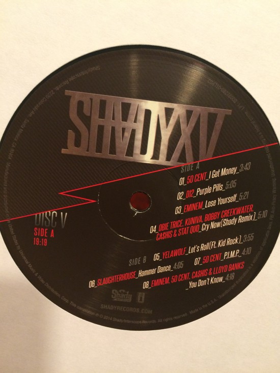 SHADYXV Vinyl by Eminem.PRO Eminem Shady Records