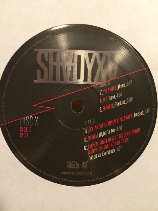 SHADYXV Vinyl by Eminem.PRO Eminem Shady Records