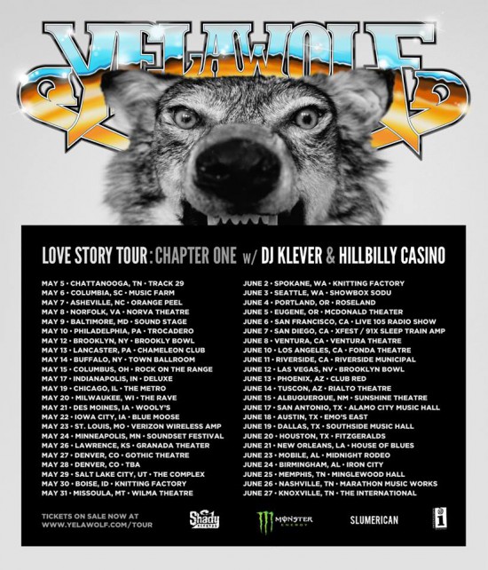 Yelawolf Love Story Tour