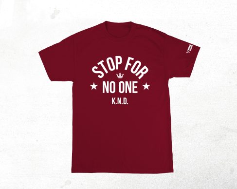 16 KINGS NEVER DIE TEE (WHITE ON RED) SouthpawMerch_Tshirt_13b_Shady