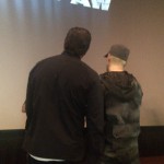 2015.07.20 — Eminem and Jake Gyllenhaal surprise at Southpaw screening in Livonia 3