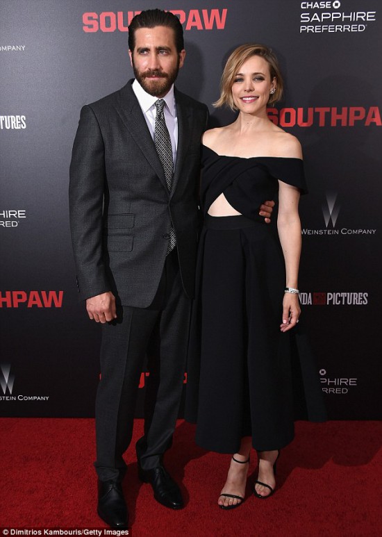 Jake Gyllenhaal and Rachel McAdams Southpaw 2 Southpaw in New York July 21, 2015