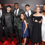 Jake, Eminem, 50 Cent, Laurence, Miguel Gomez (who plays Miguel Escobar), Rachel, and Naomie