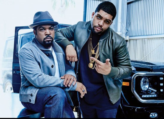 Ice Cube and OShea Jackson Jr.