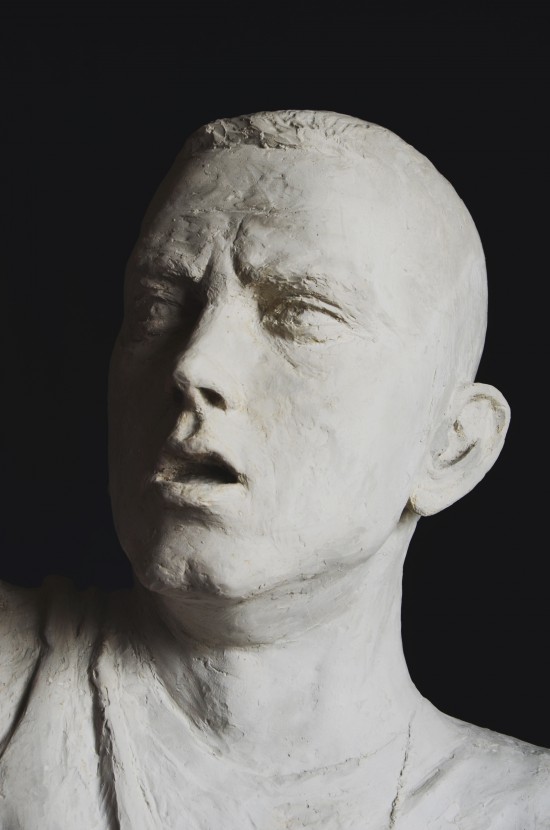 Aleksander Walijewski - Bust of Eminem. Final Effect - Gypsum Cast