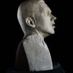 Aleksander Walijewski – Bust of Eminem. Final Effect – Gypsum Cast