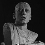 Aleksander Walijewski — Bust of Eminem. Sculpture in Clay