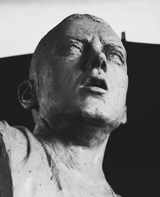 Aleksander Walijewski - Bust of Eminem. Sculpture in Clay