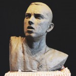 Aleksander Walijewski — Bust of Eminem. Sculpture in Clay