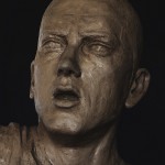 Aleksander Walijewski — Bust of Eminem. Sculpture in Clay