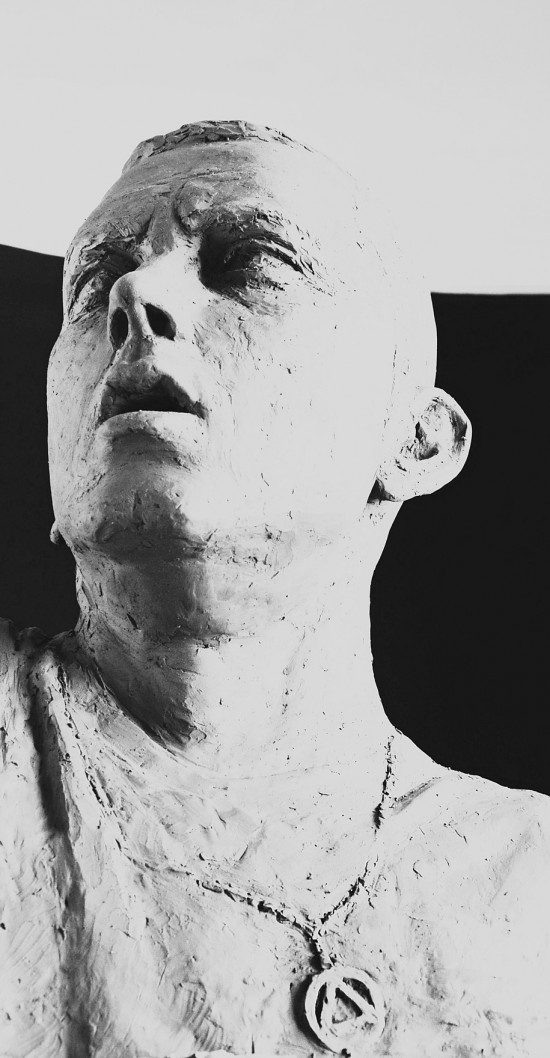 Aleksander Walijewski - Bust of Eminem. Sculpture in Clay