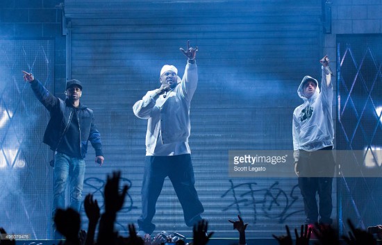 2015.11.06 - Eminem Big Sean Royce at Joe Louis Areba