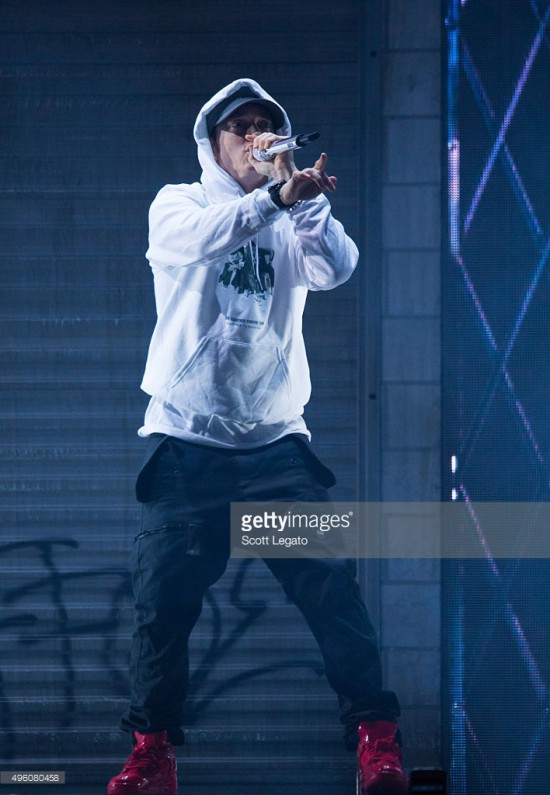 2015.11.06 - Eminem Big Sean Royce at Joe Louis Areba