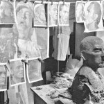 Aleksander Walijewski — Bust of Eminem. Sculpture in Clay (Unfinished)
