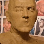 Aleksander Walijewski – Bust of Eminem. Sculpture in Clay (Unfinished)