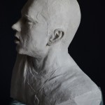 Aleksander Walijewski – Bust of Eminem. Final Effect – Gypsum Cast