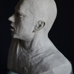 Aleksander Walijewski — Bust of Eminem. Final Effect — Gypsum Cast