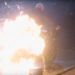 Eminem — Phenomenal (Behind The Scenes)  горящий мотоцикл