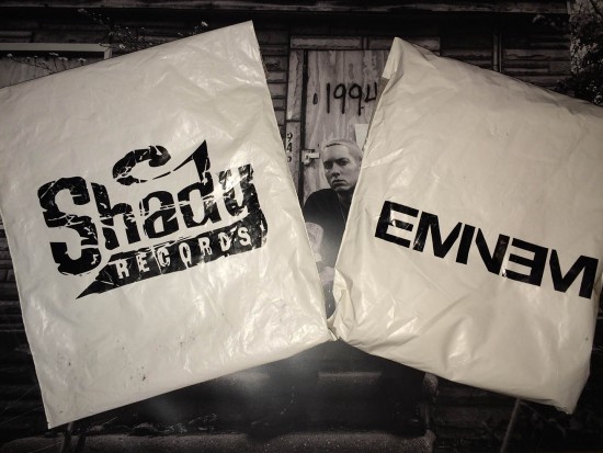 Новая упаковка Eminem и Shady Records для мерчендайза