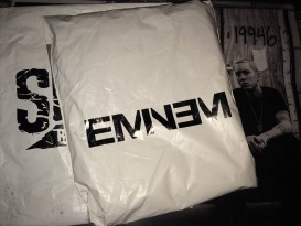 Новая упаковка Eminem и Shady Records для мерчендайза