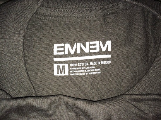 Eminem Rap God 2.0 T-Shirt Black on Black 2015