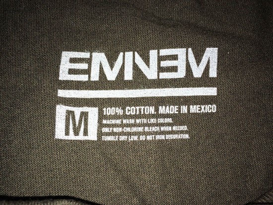 Eminem Rap God 2.0 T-Shirt Black on Black 2015