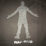 Eminem Rap God 2.0 T-Shirt Black on Black 2015