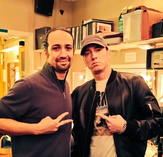 2016.01.31 - Lin-Manuel Miranda and Eminem