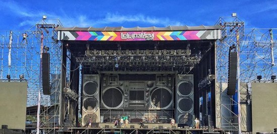 Eminem Lollapalooza 2016 Argentina Подготовка сцены