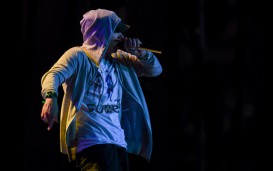 Фотографии в высоком качестве с выступления Эминема на фестивале Lollapalooza 2016 в Бразилии