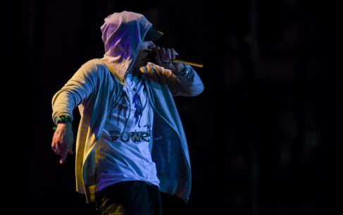 Фотографии в высоком качестве с выступления Эминема на фестивале Lollapalooza 2016 в Бразилии