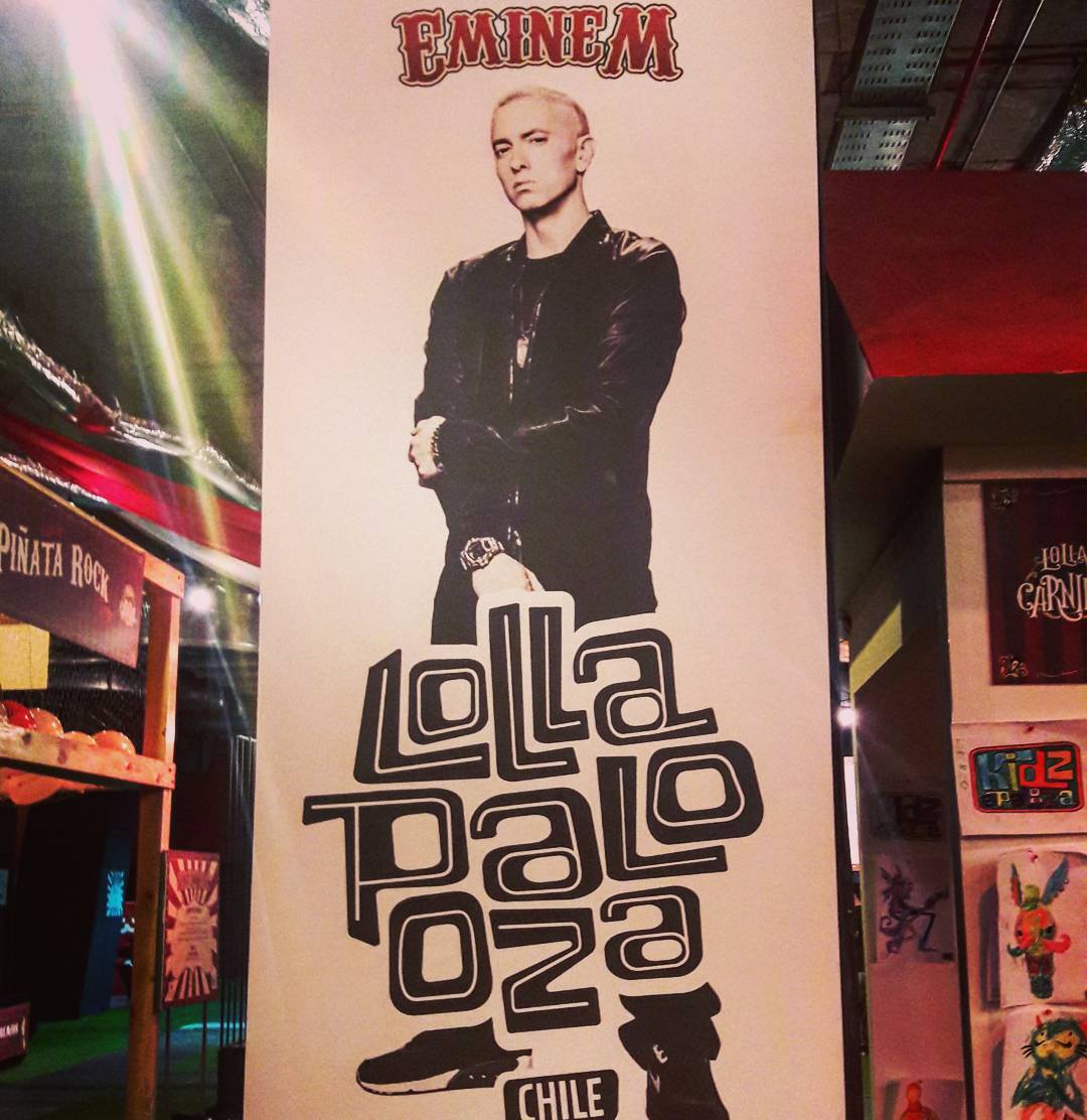 Eminem Santiago, Chile Lollapalooza 2016 Чили, Сантьяго