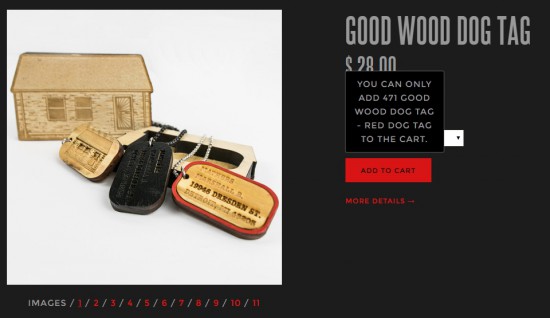 Eminem Good Wood Dog Tag