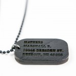 Eminem Good Wood Dog Tag — Black Dog Tag