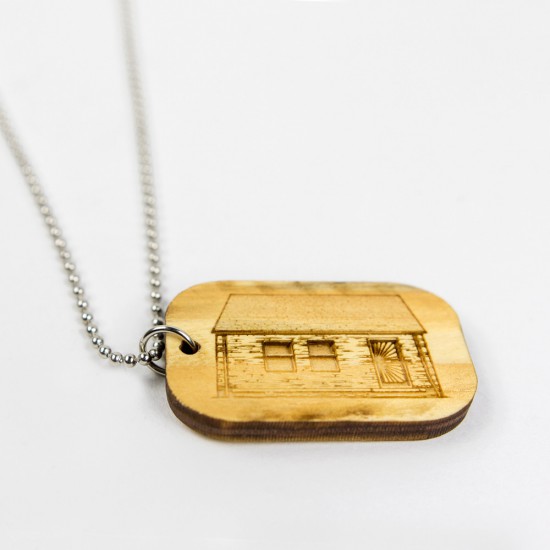 Eminem Good Wood Dog Tag