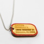 Eminem Good Wood Dog Tag — Red Dog Tag