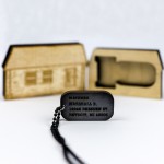Eminem Good Wood Dog Tag — Black Dog Tag