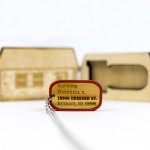 Eminem Good Wood Dog Tag — Red Dog Tag