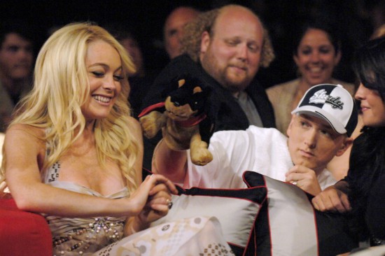 Eminem and Lindsay Lohan, MTV Movie Awards 2005  Shrine Auditorium в Лос-Анджелесе