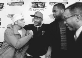 Eminem and Russell Simmons