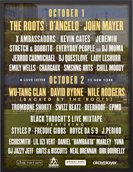 Royce 5'9 анонсировал выступление на фестивале Roots Picnic 2016