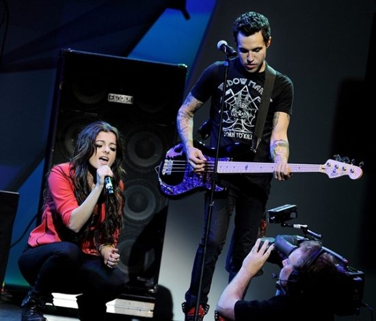 Bebe Rexha and Pete Wentz of Black Card's perform onstage at the 13th Annual Young Hollywood Awards at Club Nokia on May 20, 2011 in Los Angeles, California. (Photo : Getty Images/Kevin Winter)  Read more: http://en.yibada.com/articles/141148/20160713/monster-perfect-eminem-song-bebe-rexha.htm#ixzz4Fc6qx6iC