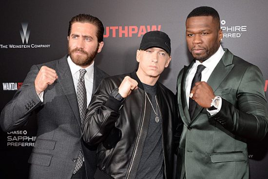 Jake-Gyllenhaal-Eminem-50-Cent-at-Southpaw-Premiere
