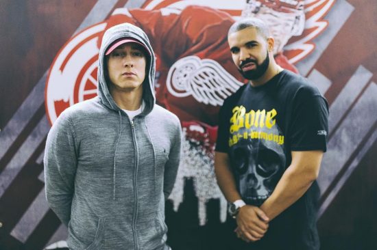 2016.08.17 - Eminem and Drake (Detroit)