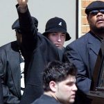Eminem и его телохранители на похоронах Proof, 2006