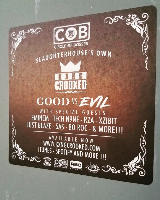 KXNG Crooked Good vs Evil COB Sticker